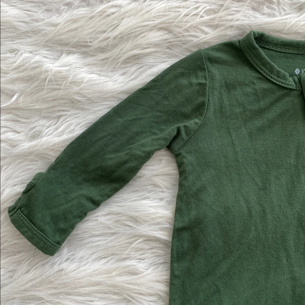 Kyte BABY | Olive Green Zippered Footie